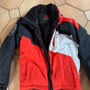 Rossignol Men's Red and Black Ski Jacket